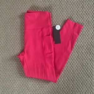 Pink athletic leggings brand new